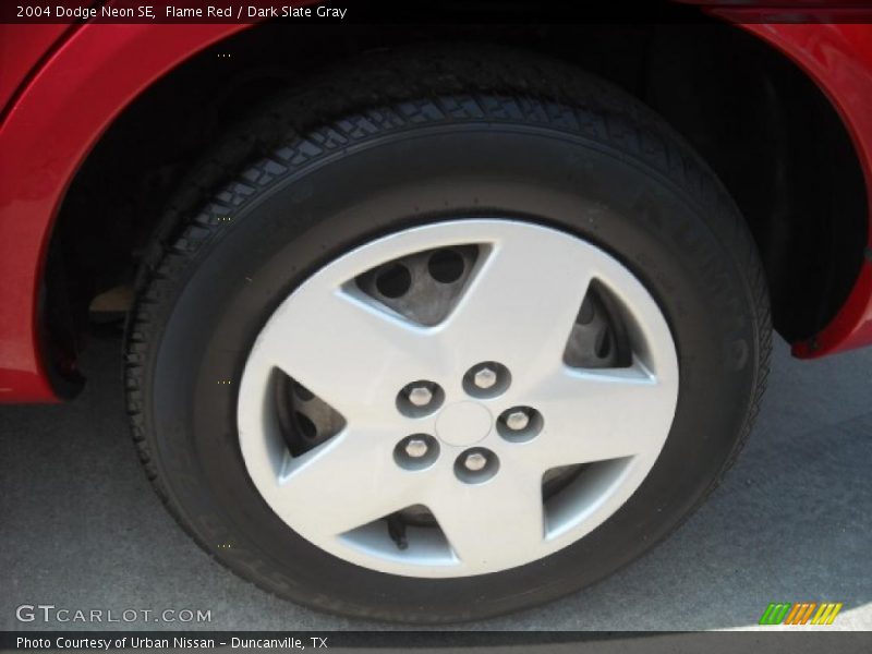 Flame Red / Dark Slate Gray 2004 Dodge Neon SE