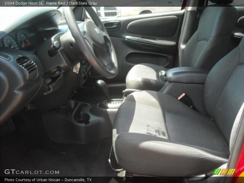 Flame Red / Dark Slate Gray 2004 Dodge Neon SE