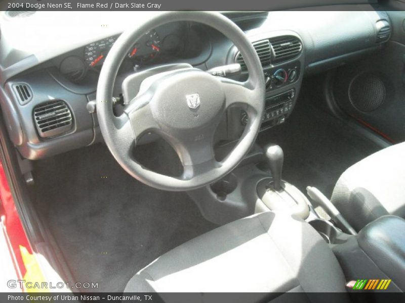 Flame Red / Dark Slate Gray 2004 Dodge Neon SE