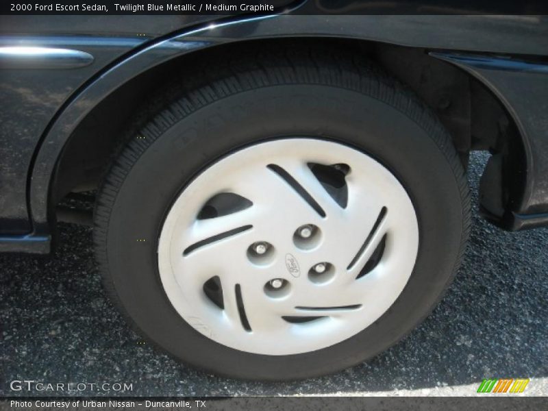Twilight Blue Metallic / Medium Graphite 2000 Ford Escort Sedan