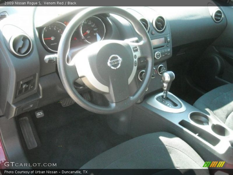 Venom Red / Black 2009 Nissan Rogue S