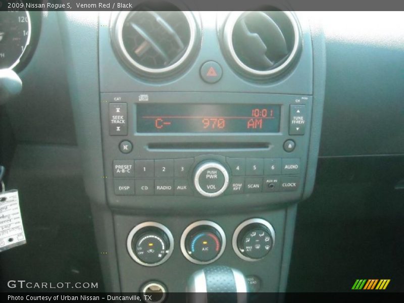 Venom Red / Black 2009 Nissan Rogue S