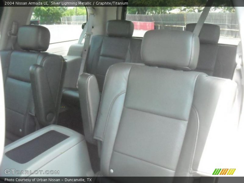 Silver Lightning Metallic / Graphite/Titanium 2004 Nissan Armada LE