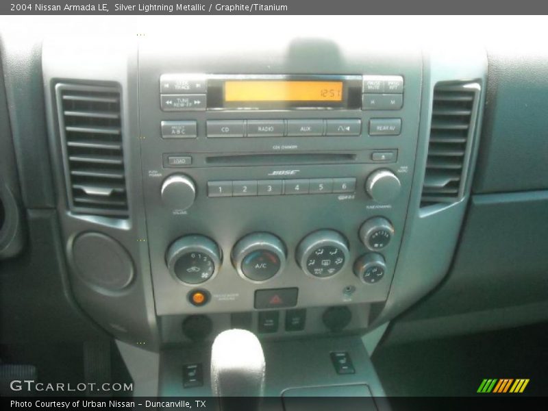 Silver Lightning Metallic / Graphite/Titanium 2004 Nissan Armada LE