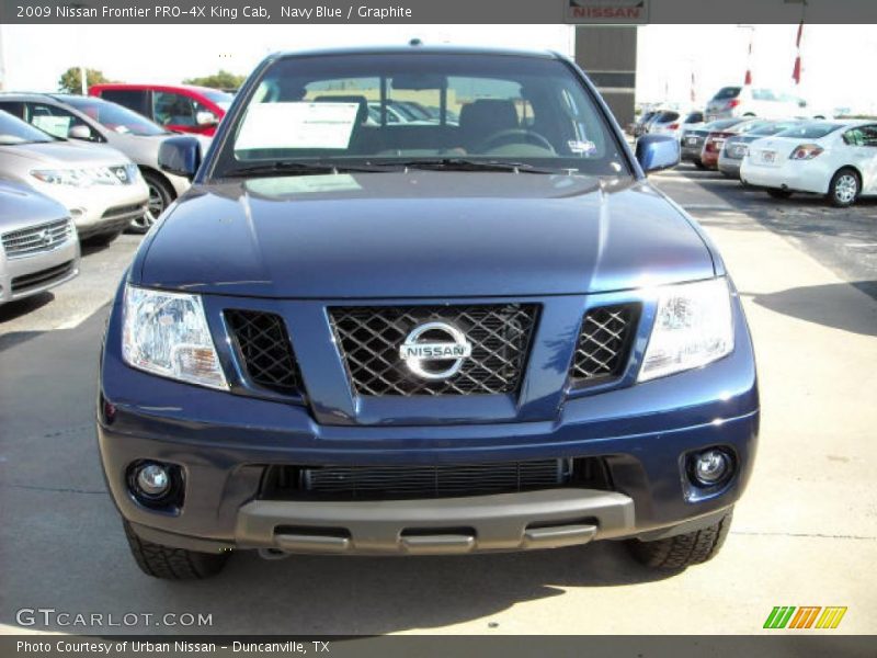 Navy Blue / Graphite 2009 Nissan Frontier PRO-4X King Cab