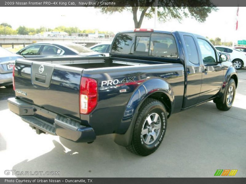 Navy Blue / Graphite 2009 Nissan Frontier PRO-4X King Cab