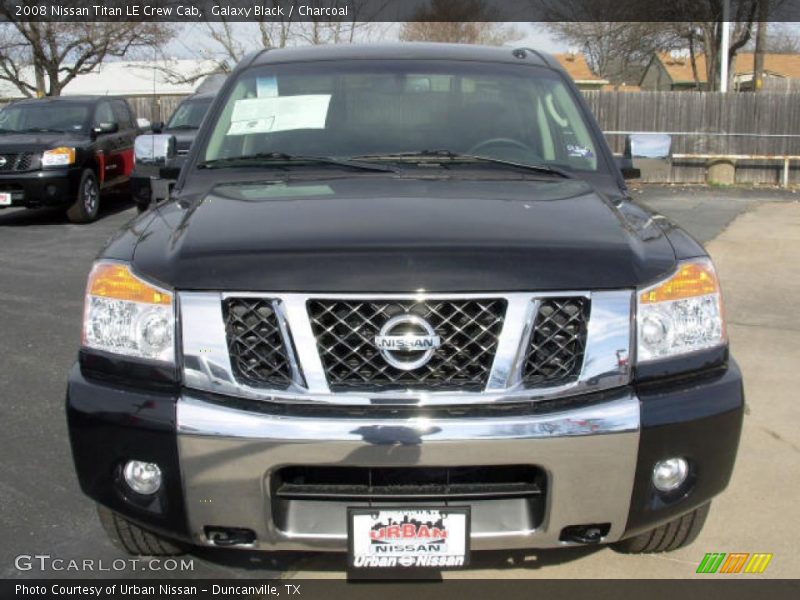 Galaxy Black / Charcoal 2008 Nissan Titan LE Crew Cab
