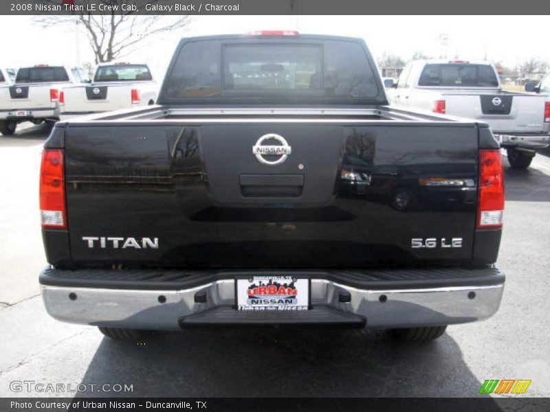 Galaxy Black / Charcoal 2008 Nissan Titan LE Crew Cab