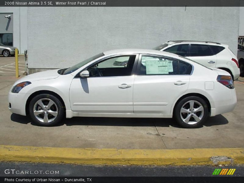 Winter Frost Pearl / Charcoal 2008 Nissan Altima 3.5 SE
