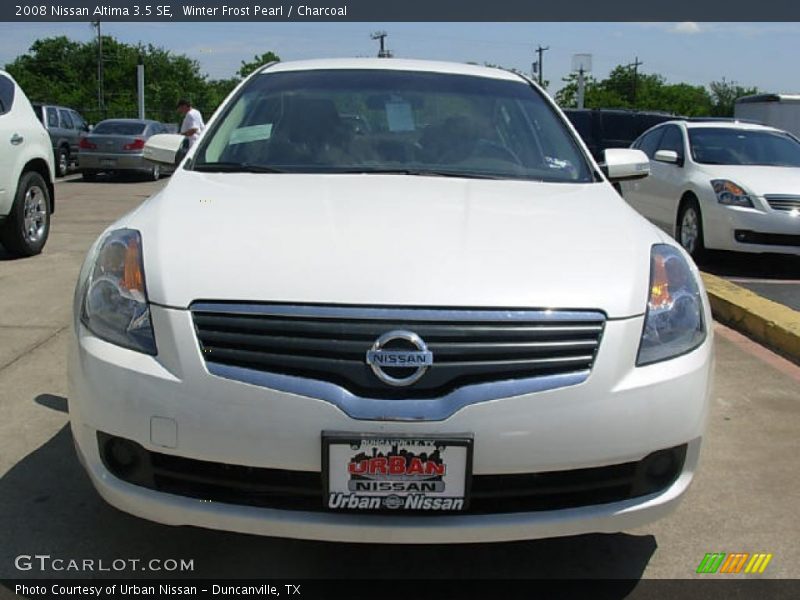 Winter Frost Pearl / Charcoal 2008 Nissan Altima 3.5 SE