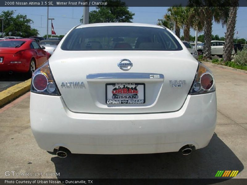 Winter Frost Pearl / Charcoal 2008 Nissan Altima 3.5 SE