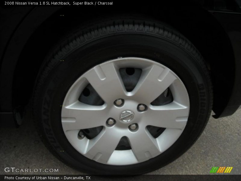 Super Black / Charcoal 2008 Nissan Versa 1.8 SL Hatchback