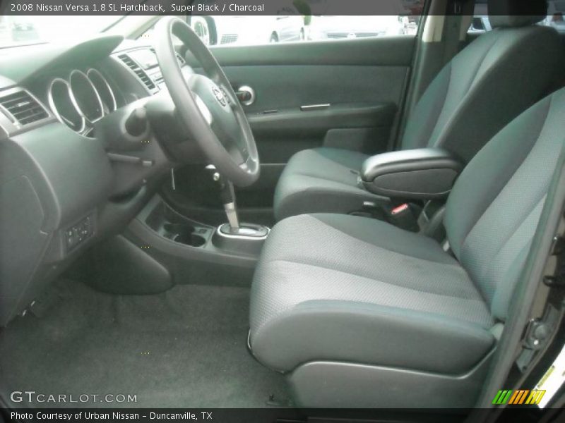 Super Black / Charcoal 2008 Nissan Versa 1.8 SL Hatchback