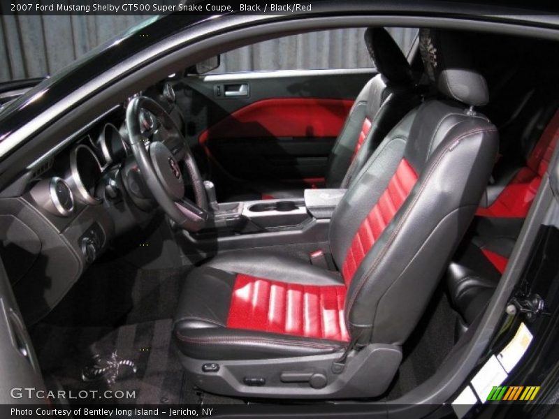 Black / Black/Red 2007 Ford Mustang Shelby GT500 Super Snake Coupe