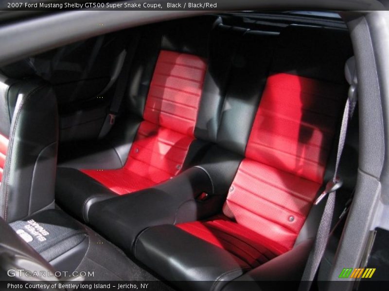 Rear Seat of 2007 Mustang Shelby GT500 Super Snake Coupe