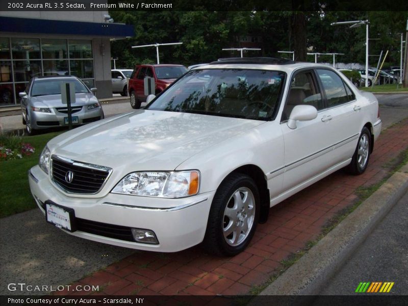 Premium White / Parchment 2002 Acura RL 3.5 Sedan