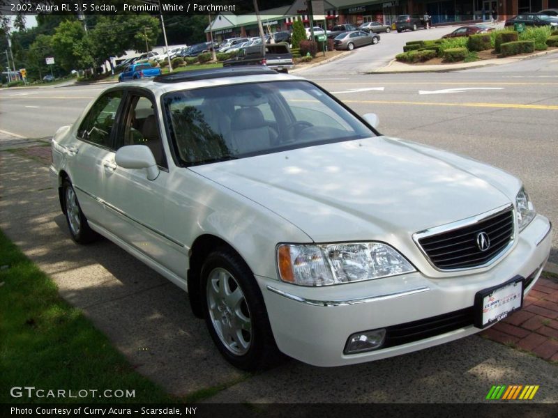 Premium White / Parchment 2002 Acura RL 3.5 Sedan