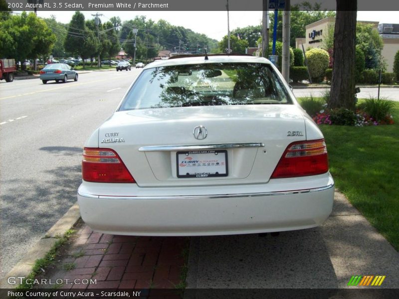 Premium White / Parchment 2002 Acura RL 3.5 Sedan