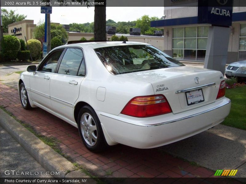 Premium White / Parchment 2002 Acura RL 3.5 Sedan