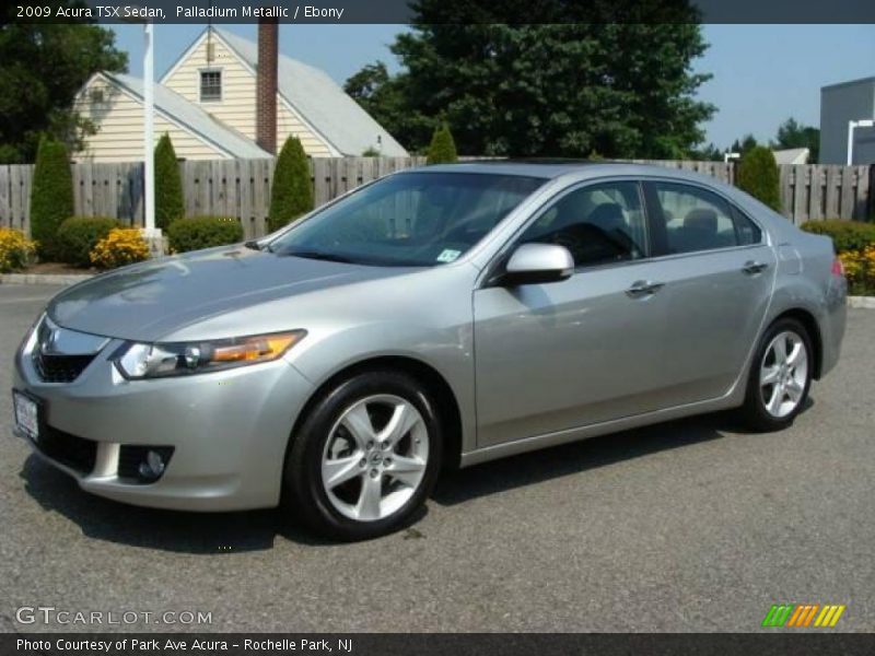 Palladium Metallic / Ebony 2009 Acura TSX Sedan
