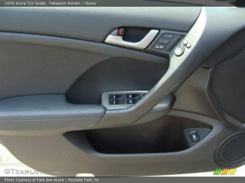 Palladium Metallic / Ebony 2009 Acura TSX Sedan