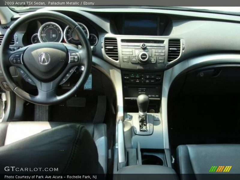 Palladium Metallic / Ebony 2009 Acura TSX Sedan