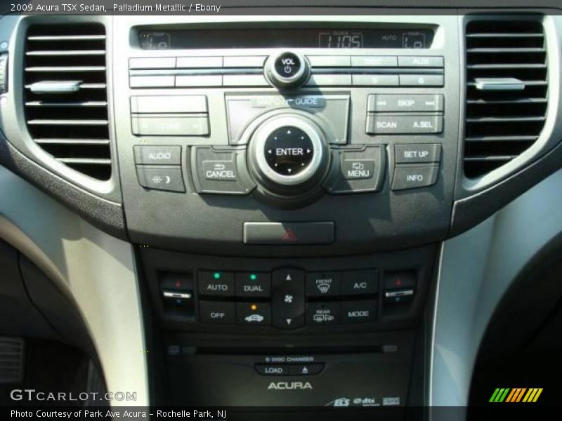 Palladium Metallic / Ebony 2009 Acura TSX Sedan
