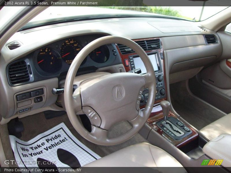 Premium White / Parchment 2002 Acura RL 3.5 Sedan