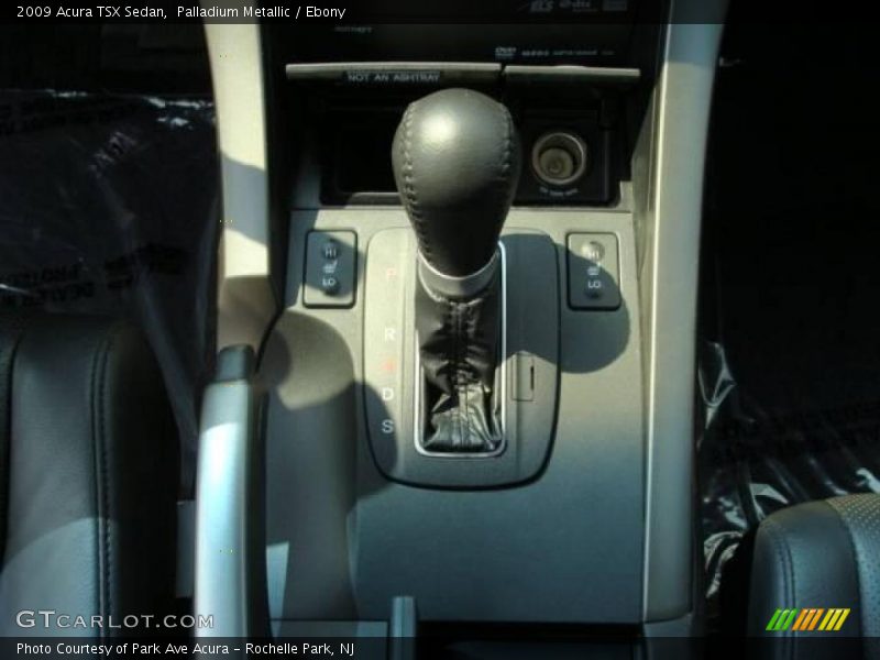 Palladium Metallic / Ebony 2009 Acura TSX Sedan