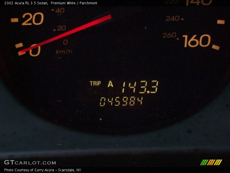 Premium White / Parchment 2002 Acura RL 3.5 Sedan
