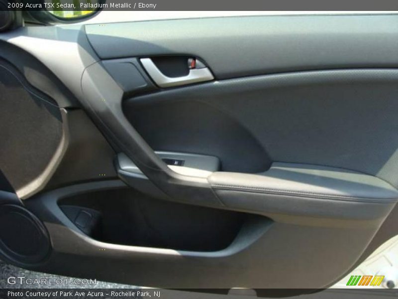 Palladium Metallic / Ebony 2009 Acura TSX Sedan