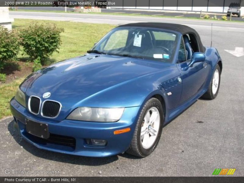 Estoril Blue Metallic / Topaz Blue 2000 BMW Z3 2.3 Roadster