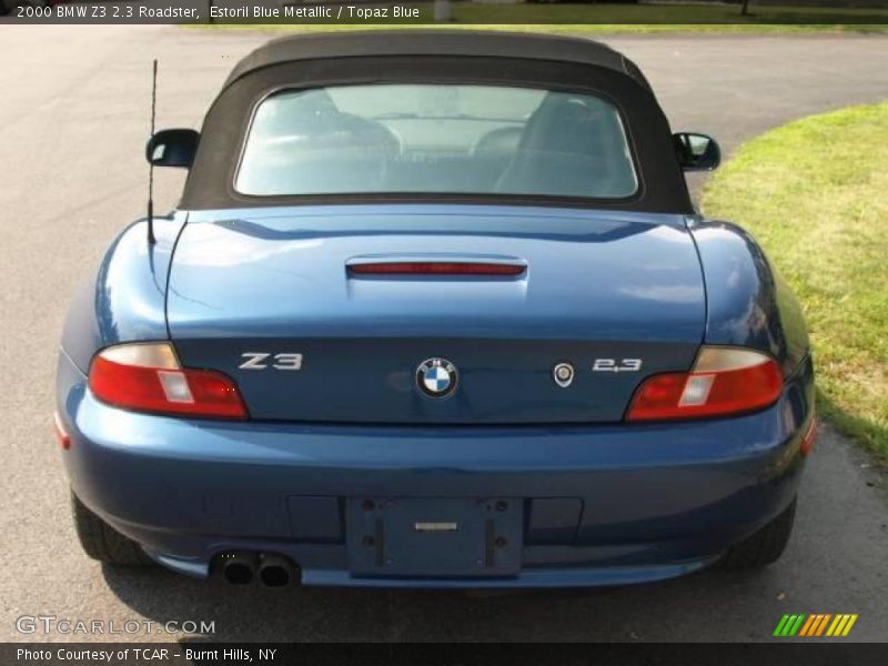 Estoril Blue Metallic / Topaz Blue 2000 BMW Z3 2.3 Roadster