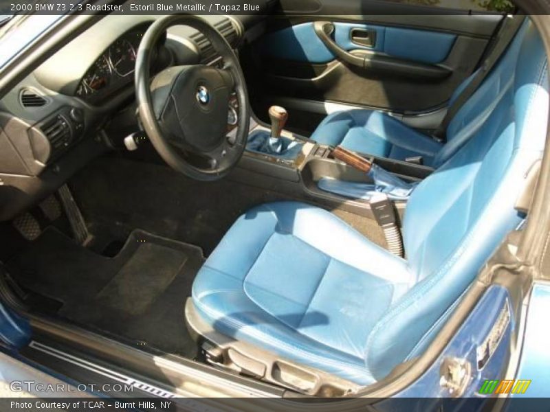 Estoril Blue Metallic / Topaz Blue 2000 BMW Z3 2.3 Roadster