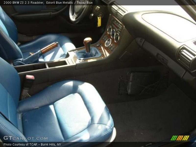 Estoril Blue Metallic / Topaz Blue 2000 BMW Z3 2.3 Roadster