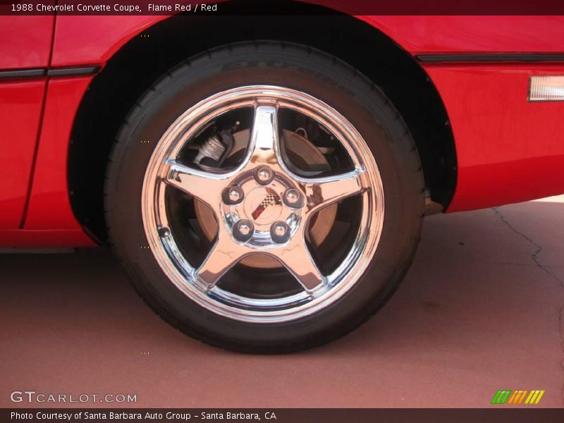 Flame Red / Red 1988 Chevrolet Corvette Coupe