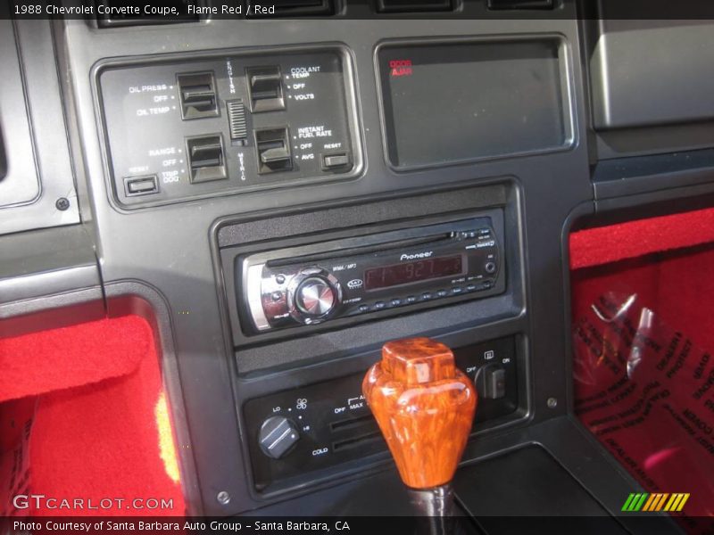 Flame Red / Red 1988 Chevrolet Corvette Coupe