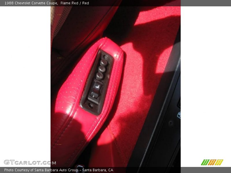 Flame Red / Red 1988 Chevrolet Corvette Coupe