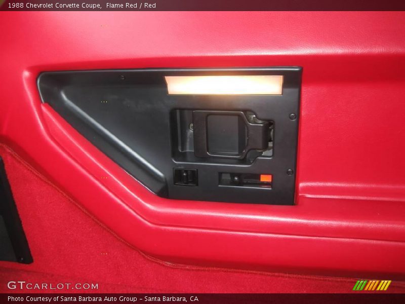 Flame Red / Red 1988 Chevrolet Corvette Coupe