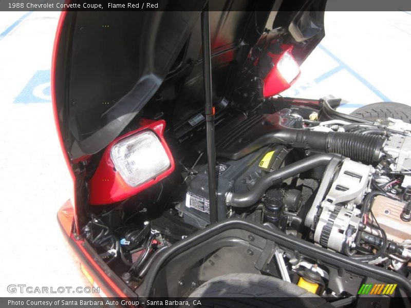 Flame Red / Red 1988 Chevrolet Corvette Coupe
