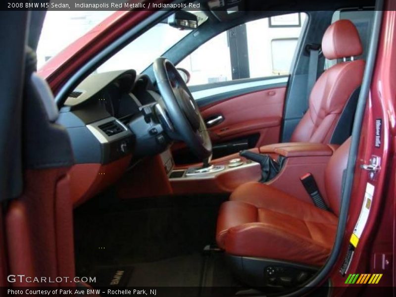 Indianapolis Red Metallic / Indianapolis Red 2008 BMW M5 Sedan