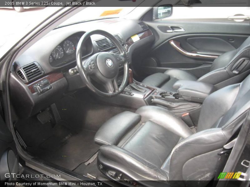 Jet Black / Black 2005 BMW 3 Series 325i Coupe