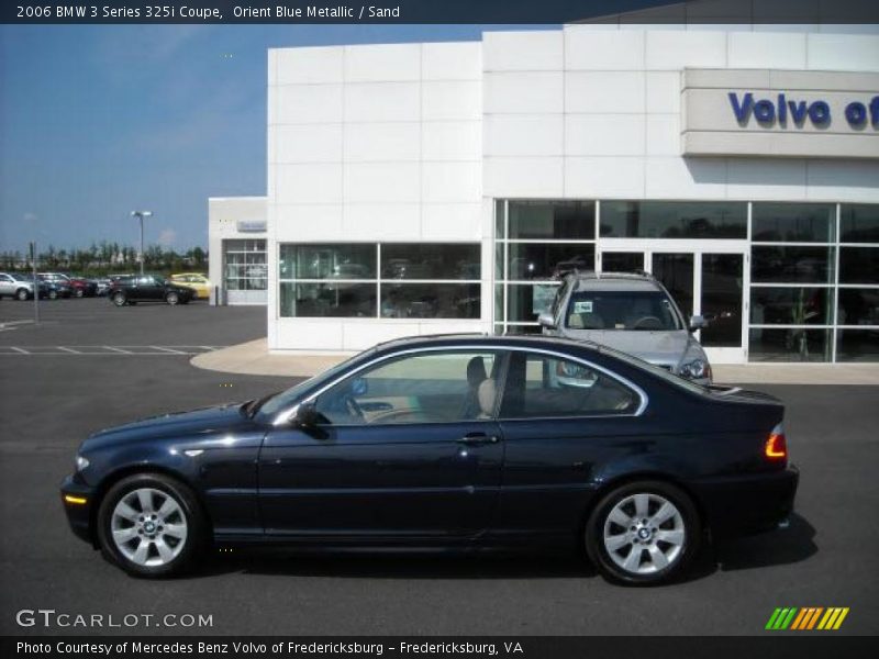 Orient Blue Metallic / Sand 2006 BMW 3 Series 325i Coupe