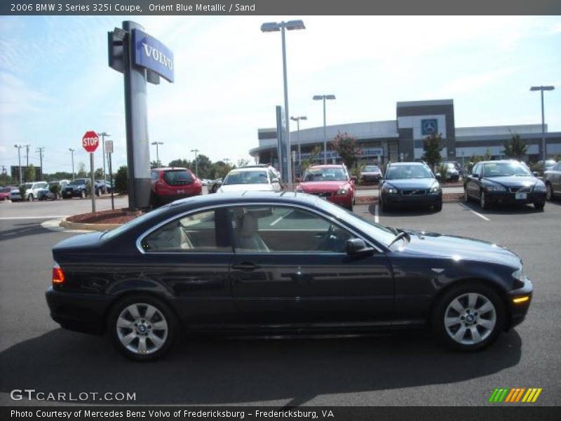 Orient Blue Metallic / Sand 2006 BMW 3 Series 325i Coupe