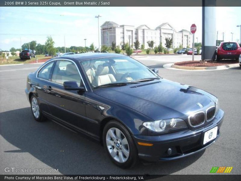 Orient Blue Metallic / Sand 2006 BMW 3 Series 325i Coupe