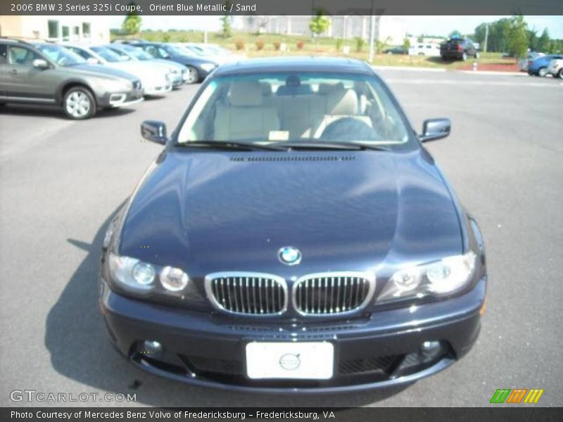 Orient Blue Metallic / Sand 2006 BMW 3 Series 325i Coupe