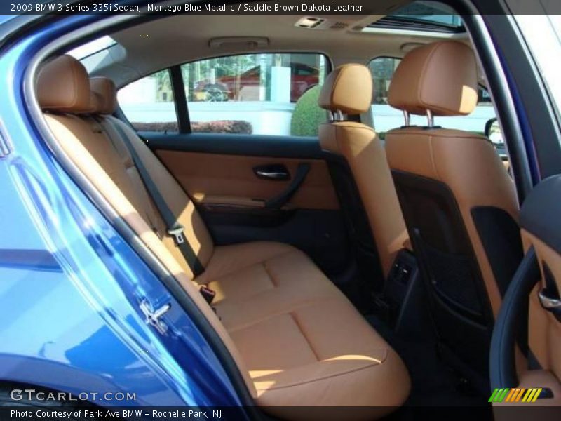 Montego Blue Metallic / Saddle Brown Dakota Leather 2009 BMW 3 Series 335i Sedan