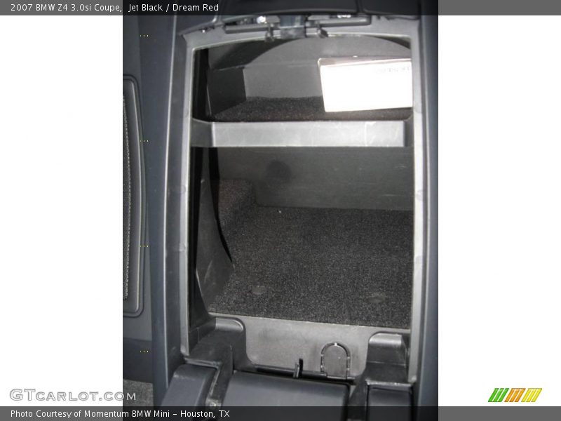 Jet Black / Dream Red 2007 BMW Z4 3.0si Coupe