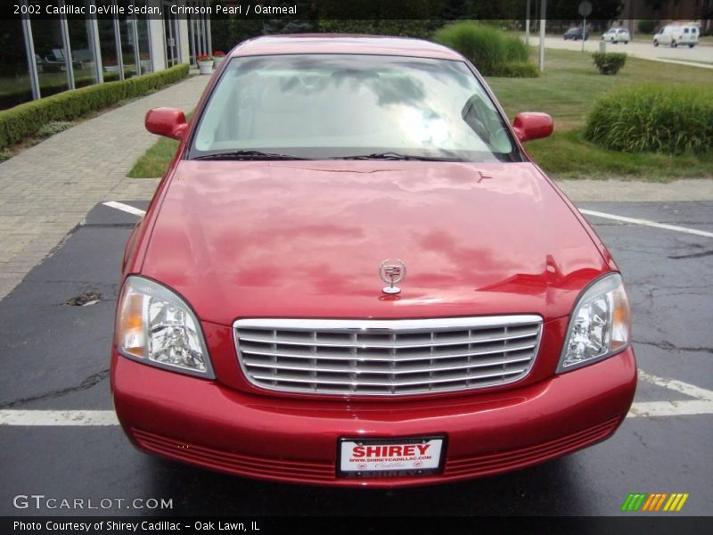 Crimson Pearl / Oatmeal 2002 Cadillac DeVille Sedan