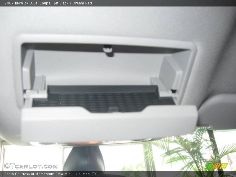 Jet Black / Dream Red 2007 BMW Z4 3.0si Coupe
